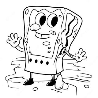 High Spongebob Coloring Page 40203-32125