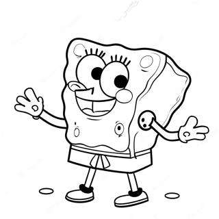 High Spongebob Coloring Page 40203-32126