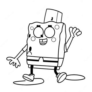 High Spongebob Coloring Page 40203-32127