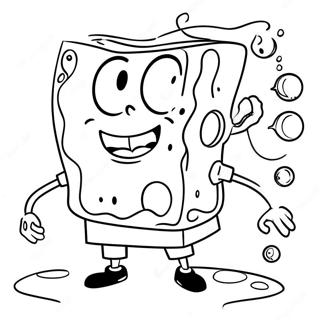 High Spongebob Coloring Page 40203-32128