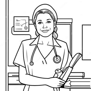 Nurse For Adults Coloring Pages