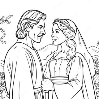 Princess Bride Coloring Page 40223-32146