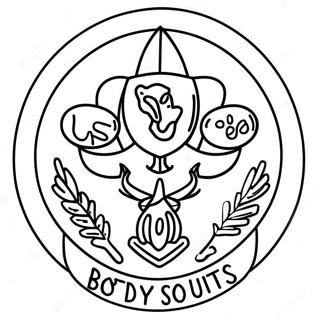 Boy Scouts Logo Coloring Page 40323-32214