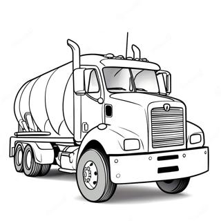 Tanker Truck Coloring Page 40363-32247