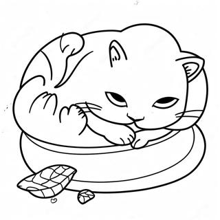 Catnap Coloring Pages