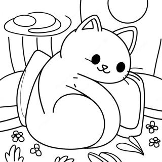 Catnap Coloring Page 4036-3258