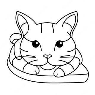 Catnap Coloring Page 4036-3259