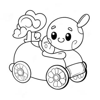 Colorful Push And Pull Toy Coloring Page 40374-32253