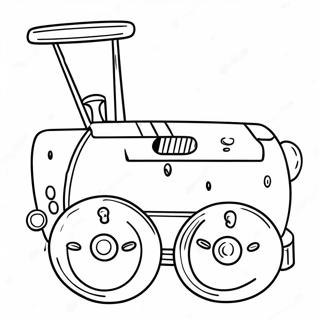 Colorful Push And Pull Toy Coloring Page 40374-32255