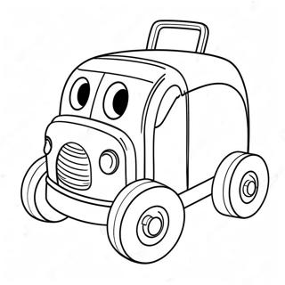 Colorful Push And Pull Toy Coloring Page 40374-32256