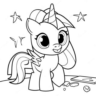 Twilight Sparkle Magical Adventure Coloring Page 40394-32288