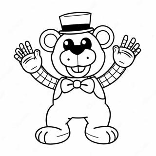 Cheerful Funtime Freddy Coloring Page 40414-32290