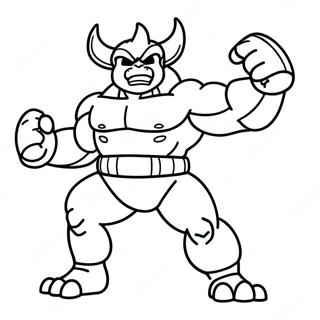 Machamp Coloring Page 40433-32302