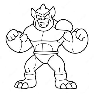 Machamp Coloring Page 40433-32304