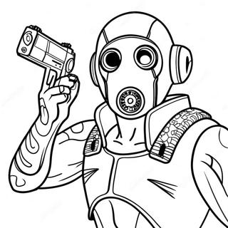 Borderlands Character Coloring Page 40443-32314