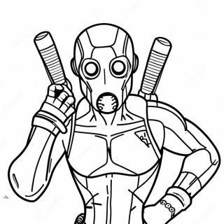 Borderlands Character Coloring Page 40443-32315