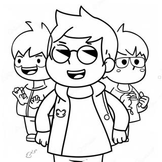 Eddsworld Coloring Pages