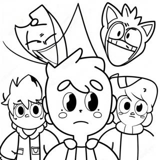 Eddsworld Coloring Page 40483-32343