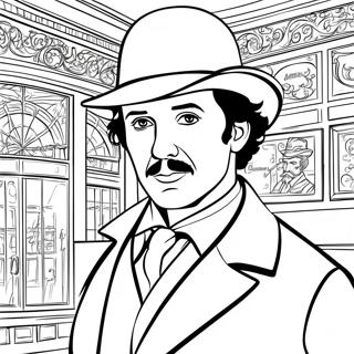 Sherlock Holmes Coloring Pages