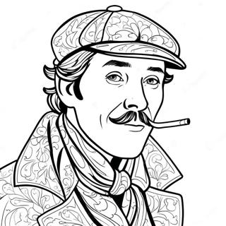 Sherlock Holmes Coloring Page 40493-32351