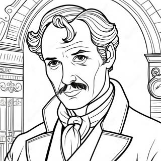 Sherlock Holmes Coloring Page 40493-32352