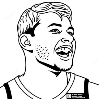 Luka Doncic Coloring Pages