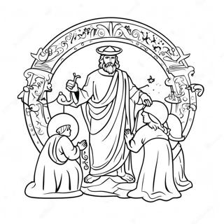 Spanish Bible Coloring Page 40553-32395