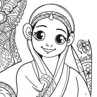 Raya Coloring Page 4056-3271