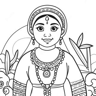 Raya Coloring Page 4056-3353