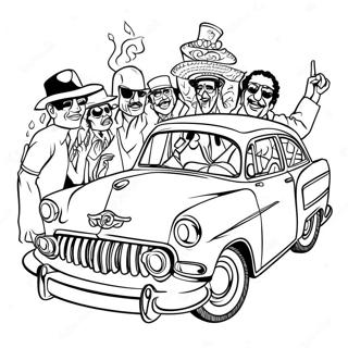 Chicano Culture Celebration Coloring Page 40574-32417