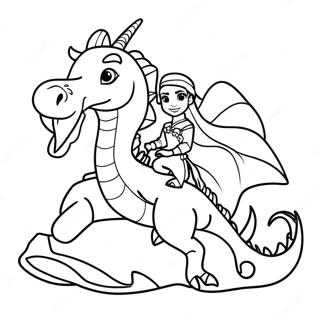 Raya And The Last Dragon Coloring Page 4057-3280