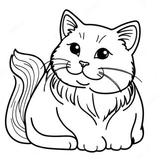 Ragdoll Cat Coloring Page 40583-32423