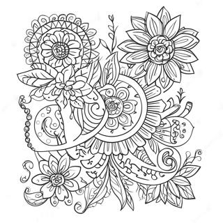 Ukrainian Folk Art Coloring Page 40643-32468