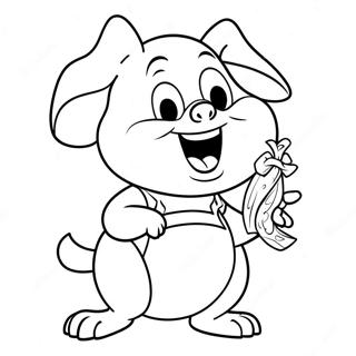 Porky Pig Coloring Page 40653-32477