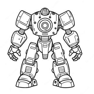 Mech Coloring Pages