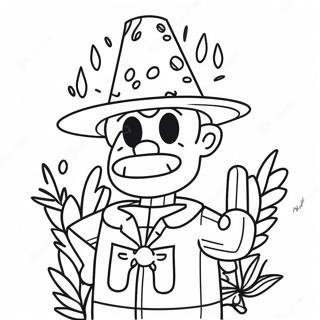 Pothead Stoner Coloring Page 4066-3285