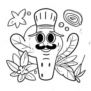 Pothead Stoner Coloring Page 4066-3365