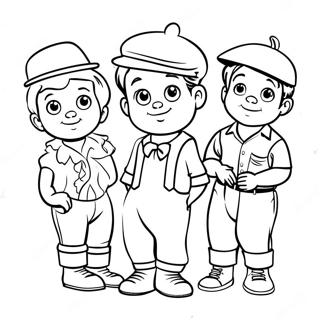 Little Rascals Coloring Page 40673-32490