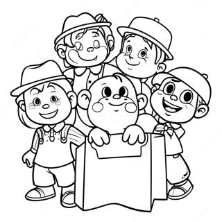 Little Rascals Coloring Page 40673-32491