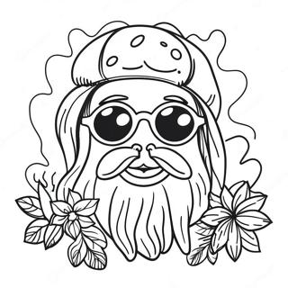 Pothead Stoner Coloring Pages