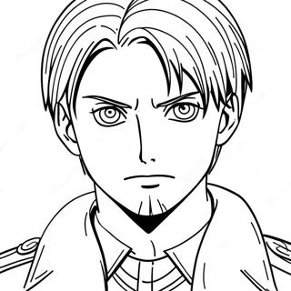 Levi Ackerman Attack On Titan Coloring Page 40683-32498