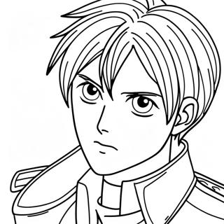 Levi Ackerman Attack On Titan Coloring Page 40683-32500