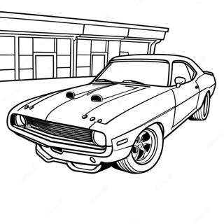 Fast And Furious Muscle Car Coloring Page 40693-32509