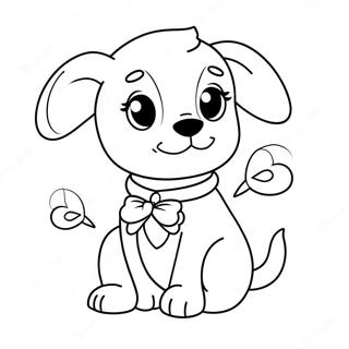 Cute Valentine S Puppy Coloring Page 40703-32518