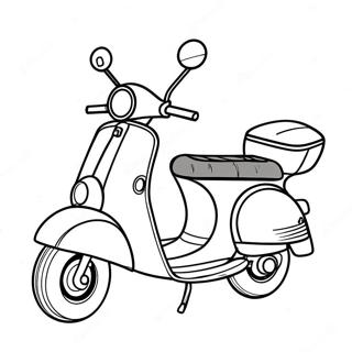 Scooter Coloring Pages