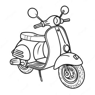 Scooter Coloring Page 40713-32527