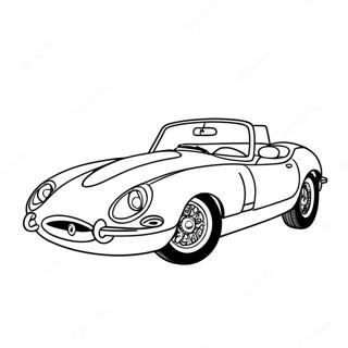 Jaguar Car Coloring Page 40723-32533