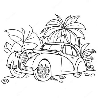 Jaguar Car Coloring Page 40723-32536