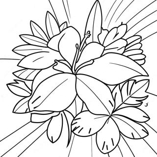 Hawaiian Coloring Pages