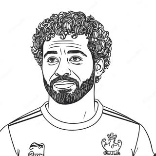 Mo Salah Coloring Page 40753-32560